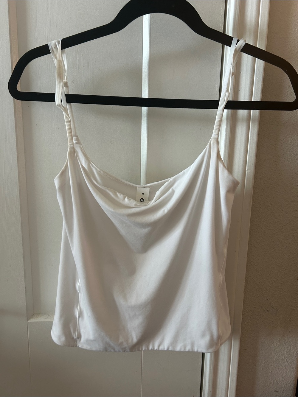 Lululemon Nulu Spaghetti-Strap Adjustable Cami in White | Size Medium